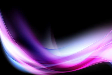 Futuristic background powerful effect lighting. Blurred blue pink color waves design. Glowing technology creative graphic.の写真素材