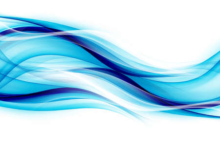 Website business concept. Awesome smooth clue soft waves background.の写真素材