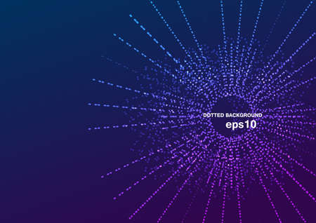 Futuristic trendy minimal dotted illustration. Gradient future luxury abstract background. Modern texture for layout web design. Vector eps10.のイラスト素材