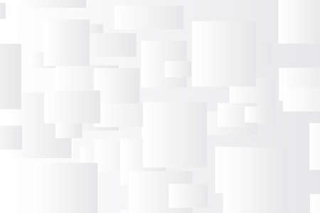 Minimal geometric white and grey abstract background. Futuristic gradient shapes design. Creative illustration ideal for cover, poster, web and social media. Vector eps10.のイラスト素材