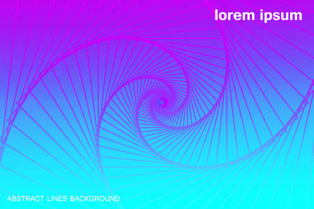 Minimal geometric abstract background. Futuristic gradient shapes design. Creative illustration ideal for cover, poster, web and social media. Vector eps10.のイラスト素材