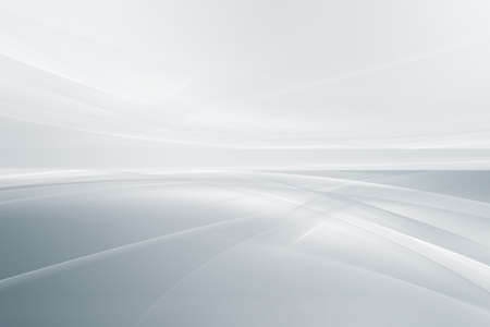 Awesome white and grey abstract background. Futuristic motion waves perspective design. Interior home decoration.の写真素材