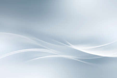 White and grey flow waves background. Futuristic wavy design. Abstract creative graphic for web. Modern business style.の写真素材