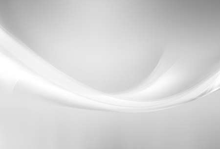 White and grey wavy light background.の写真素材