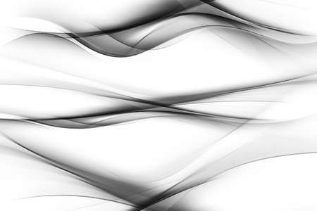 White and black abstract background. Futuristic motion waves design. の写真素材