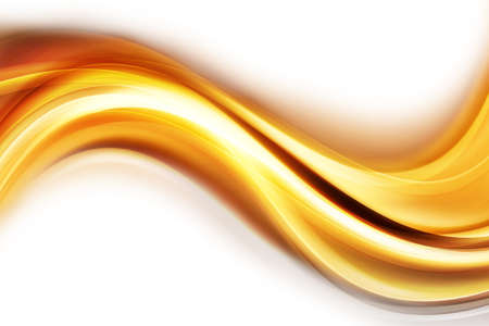 Brown and gold isolated modern abstract waves texture. Blurred pattern effect background.の写真素材