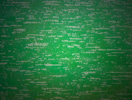 Green background with horizontal scuffs and roughness. Green texture with vignette.の写真素材