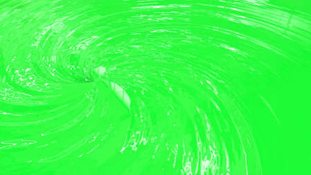 Green surface with white highlights and swirls. beautiful green background. A twisted galaxy in perspective.の写真素材