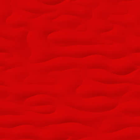 Red seamless abstraction with smooth, convex, horizontal shapes. liquid texture. Beautiful red background. 3D image.の写真素材