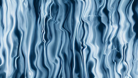 An abstraction with a blue texture. Blue ice background with vertical streaks. generated AI.の素材