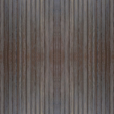A gray wooden wall made of vertical planks. Wooden texture. Gray wooden background. Seamless image. Symmetricalの写真素材