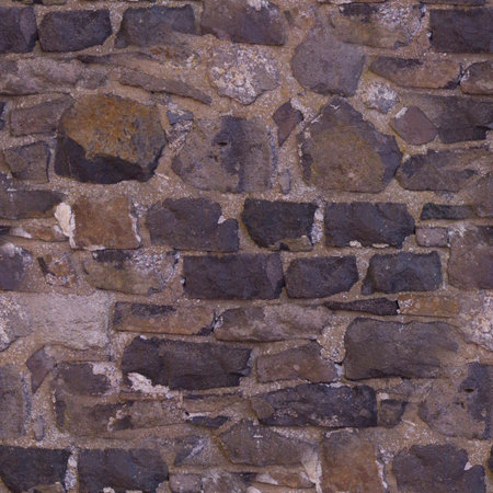 An old gray stone wall. Gray stone background. Brick texture. Brickwork.の写真素材