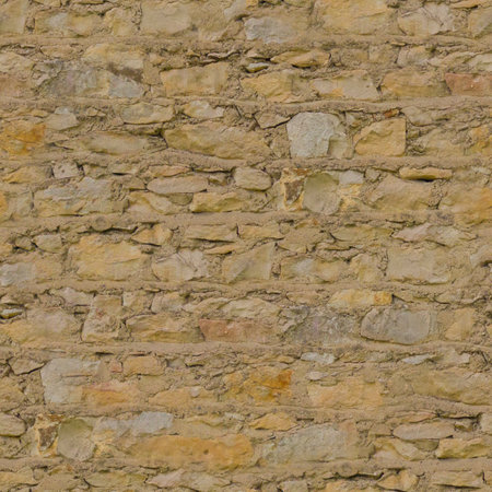 An old wall made of stone and cement. Stone background. Stone texture. Seamless image.の写真素材