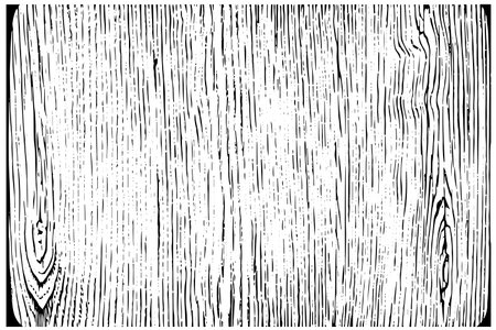 Distress dry wooden overlay texture. Template for design. Pattern for empty background. Vector illustration in engraved style.のイラスト素材