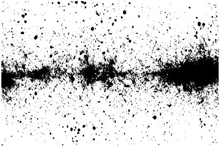 Gritty gravel texture. Gradient halftone overlay backdrop. Monochrome abstract splattered design vector background.のイラスト素材