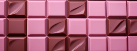 Pink chocolate seamless texture background.