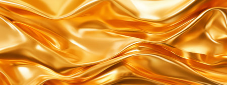 Abstract background elegant silk texture. Satin luxury cloth wavy folds seamless pattern.