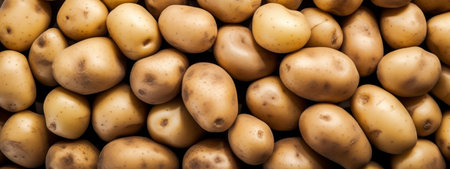 Fresh tasty potato texture background.の写真素材