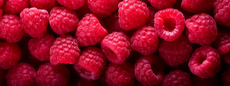 Raspberry fruit seamless texture background.