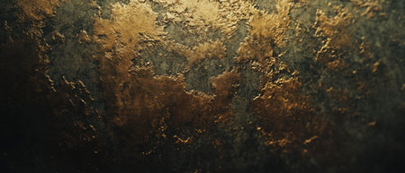Captivating matte gold texture with rich saturation and depth in a cinematic style