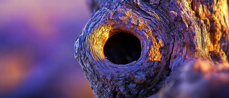Abstract patterns reveal vibrant colors and textures in driftwood formationsの素材