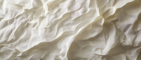 Elegant crinkled silk showcasing intricate texture and natural wrinklesの素材