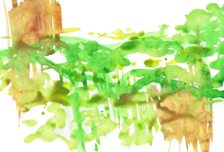 Abstract bright background, hand-painted texture. Watercolor, hand drawing. Rectangle texture, text frame.の写真素材