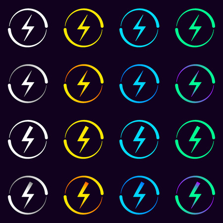 Set of Electrical Signsのイラスト素材