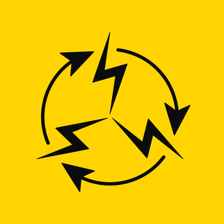 Sign of Electrical Circulationのイラスト素材