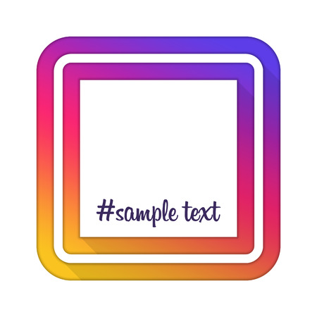 Vector photo frame.のイラスト素材