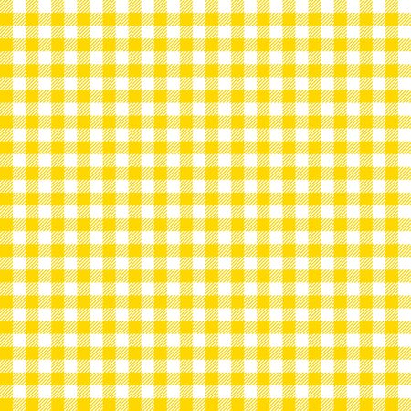 Orange checkered tablecloths patterns.のイラスト素材