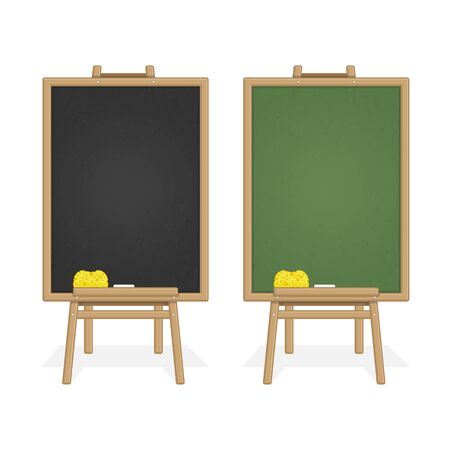 Cartoon school blackboards.のイラスト素材