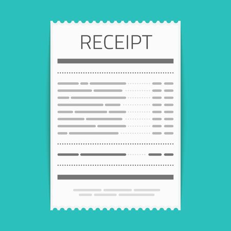 Receipt vector icon.のイラスト素材