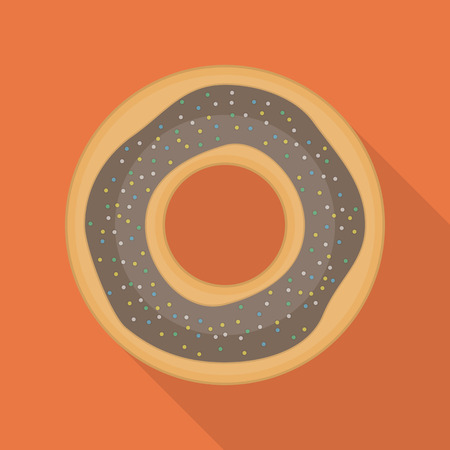 Donut vector illustration.のイラスト素材