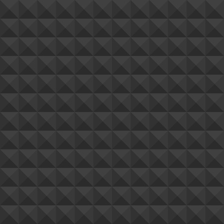 Pyramids black pattern.のイラスト素材