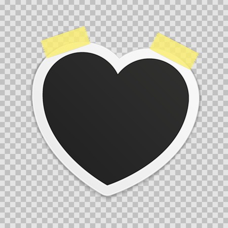 Photo frame heart.のイラスト素材