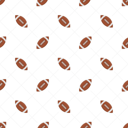 American football seamless pattern.のイラスト素材