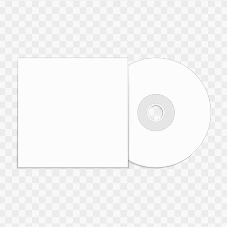 CD mockup template.のイラスト素材