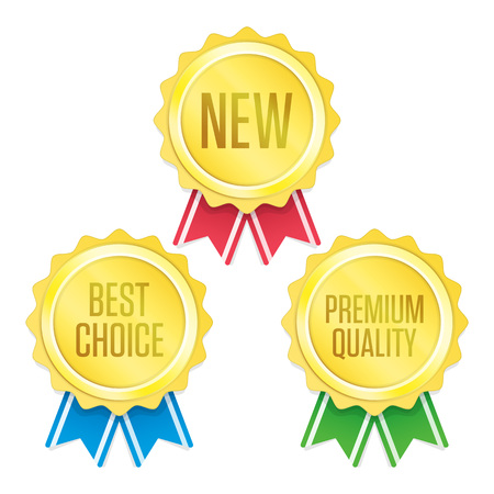 Set of vector labels.のイラスト素材