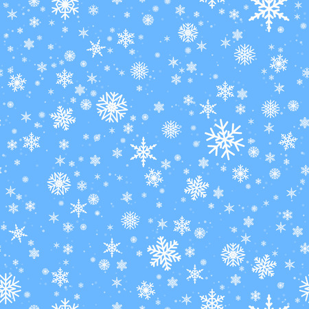 Snowflakes vector background.のイラスト素材