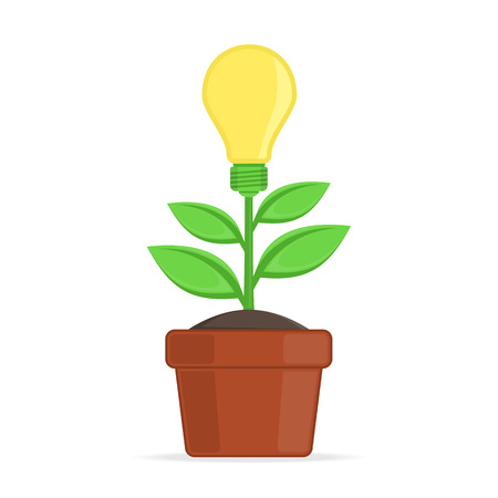 Concept growing idea.のイラスト素材