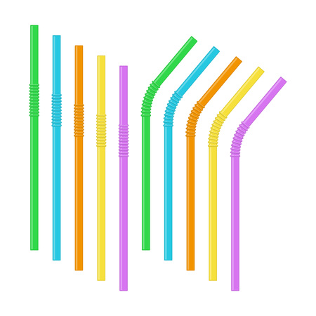 Straw for beverage.のイラスト素材