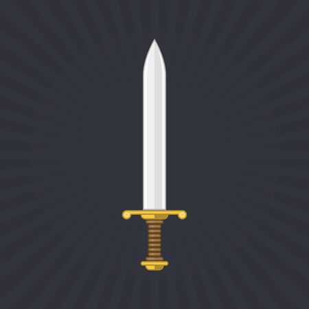 Swords vector icon, vector illustration.のイラスト素材
