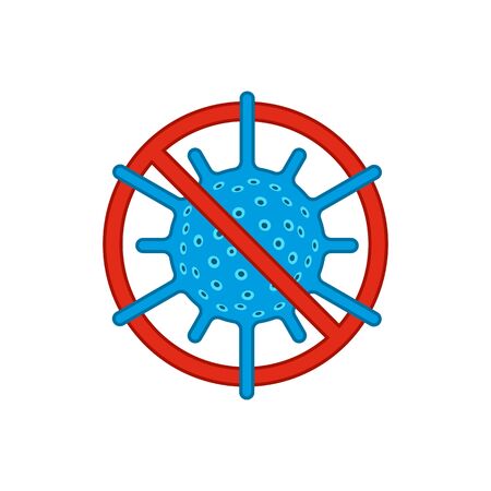 Corona virus icon.のイラスト素材