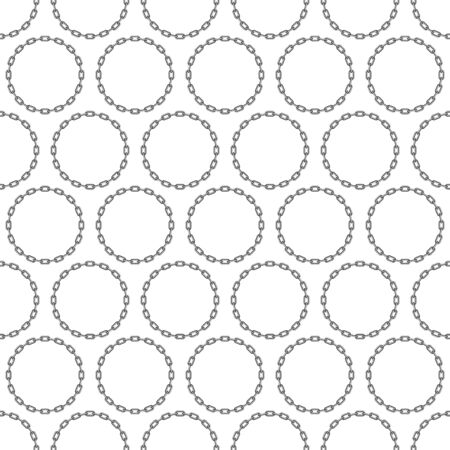 Round chain background.のイラスト素材