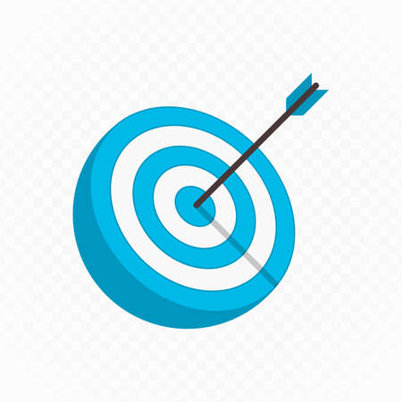 Vector target and arrow.のイラスト素材