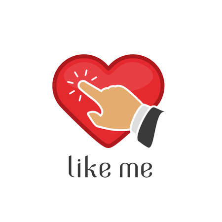 Like me vector.のイラスト素材