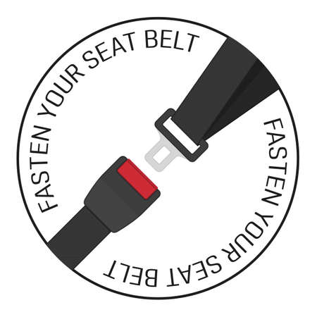 Vector safety belt.のイラスト素材