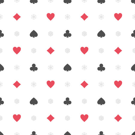 Casino seamless pattern.のイラスト素材
