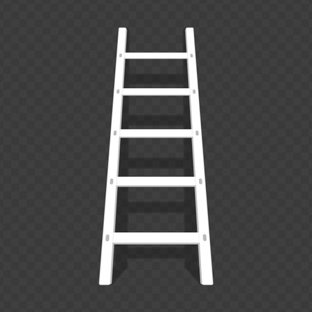 Ladder on transparent background.のイラスト素材